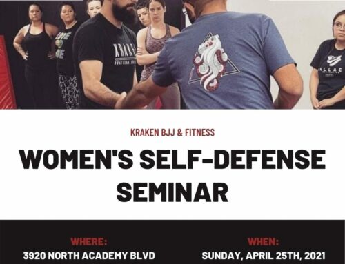 Women’s Self-Defense Seminar – April 25th, 2021